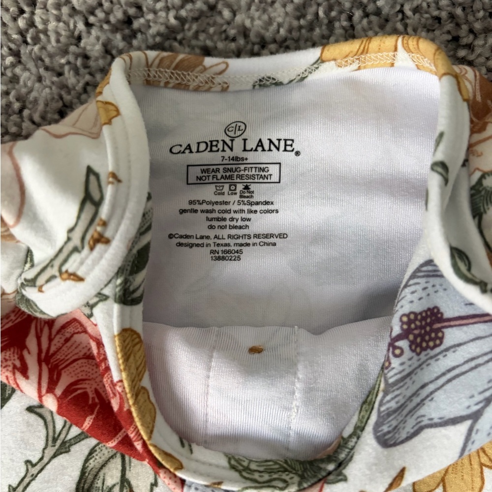 Caden Lane Floral Baby Outfit - Picture 4 of 5
